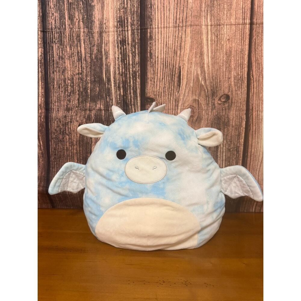 Squishmallows Keith the Blue‎ Tie-Dye Dragon Plush 16" Toy